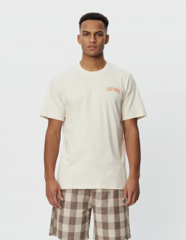 Blake T-Shirt Ivory/Dusty Orange